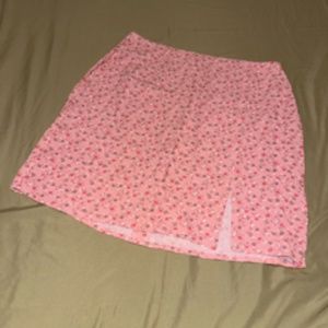 Aeropostale Pink Flower Skirt (S)
